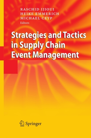 Cover image: Strategies and Tactics in Supply Chain Event Management 1st edition 9783540737650