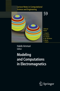 Imagen de portada: Modeling and Computations in Electromagnetics 1st edition 9783540737780