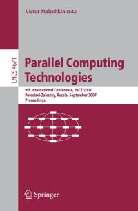 Imagen de portada: Parallel Computing Technologies 1st edition 9783540739395