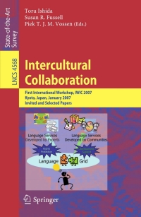 صورة الغلاف: Intercultural Collaboration 1st edition 9783540739999