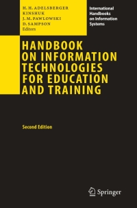 Cover image: Handbook on Information Technologies for Education and Training 2nd edition 9783540741541