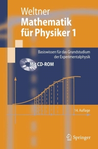 Cover image: Mathematik für Physiker 1 14th edition 9783540741923