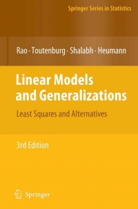Titelbild: Linear Models and Generalizations 3rd edition 9783540742265