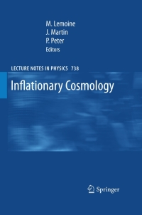 صورة الغلاف: Inflationary Cosmology 1st edition 9783540743521
