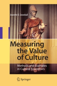 Cover image: Measuring the Value of Culture 9783540743552