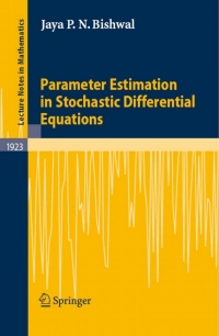 Imagen de portada: Parameter Estimation in Stochastic Differential Equations 9783540744474