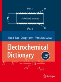Imagen de portada: Electrochemical Dictionary 1st edition 9783540745976