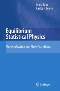 Imagen de portada: Equilibrium Statistical Physics 9783540746317
