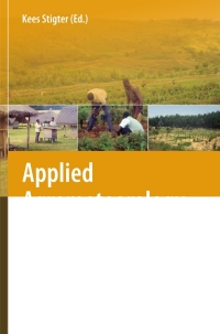 Imagen de portada: Applied Agrometeorology 1st edition 9783540746973