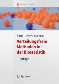 Cover image: Verteilungsfreie Methoden in der Biostatistik 3rd edition 9783540747062