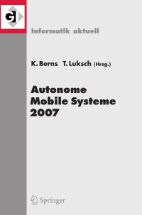 Imagen de portada: Autonome Mobile Systeme 2007 1st edition 9783540747635