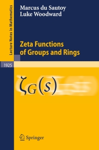 Imagen de portada: Zeta Functions of Groups and Rings 9783540747017