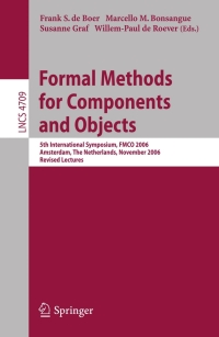 Omslagafbeelding: Formal Methods for Components and Objects 1st edition 9783540747918