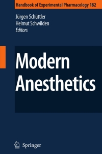 Cover image: Modern Anesthetics 1st edition 9783540748069