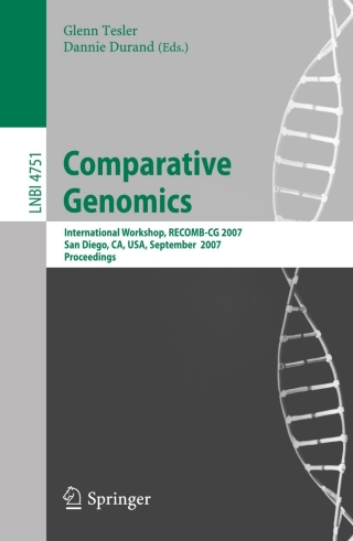 Cover image: Comparative Genomics 1st edition 9783540749592