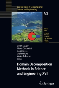 Cover image: Domain Decomposition Methods in Science and Engineering XVII 1st edition 9783540751984