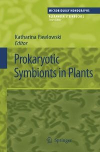 Imagen de portada: Prokaryotic Symbionts in Plants 1st edition 9783540754596