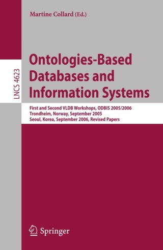 Titelbild: Ontologies-Based Databases and Information Systems 1st edition 9783540754732