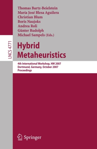 Imagen de portada: Hybrid Metaheuristics 1st edition 9783540755135
