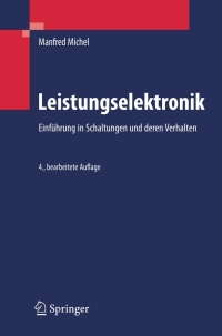 表紙画像: Leistungselektronik 4th edition 9783540756101