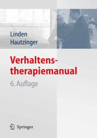 Cover image: Verhaltenstherapiemanual 6th edition 9783540757399