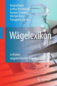 Cover image: Wägelexikon 9783540759072