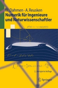 Cover image: Numerik für Ingenieure und Naturwissenschaftler 2nd edition 9783540764922