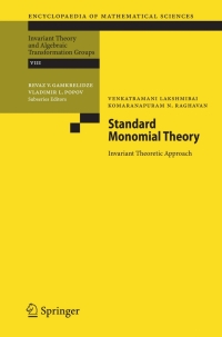 Cover image: Standard Monomial Theory 9783540767565