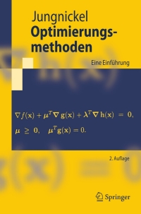 Cover image: Optimierungsmethoden 2nd edition 9783540767893