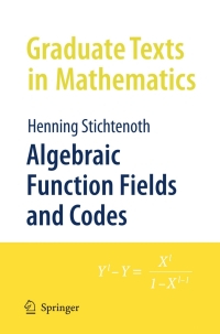 صورة الغلاف: Algebraic Function Fields and Codes 2nd edition 9783540768777