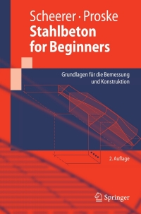 Cover image: Stahlbeton for Beginners 2nd edition 9783540769767