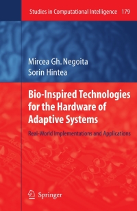 Cover image: Bio-Inspired Technologies for the Hardware of Adaptive Systems 9783540769941