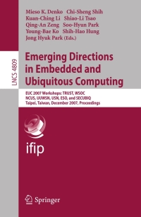 Cover image: Emerging Directions in Embedded and Ubiquitous Computing 1st edition 9783540770893