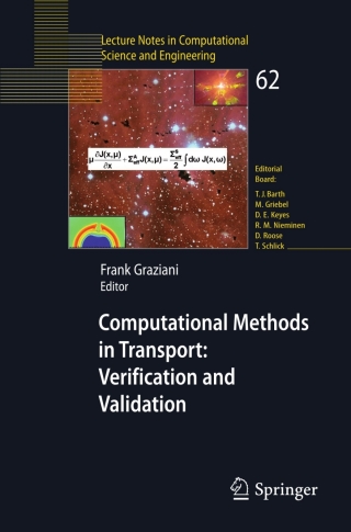 Cover image: Computational Methods in Transport: Verification and Validation 1st edition 9783540773610