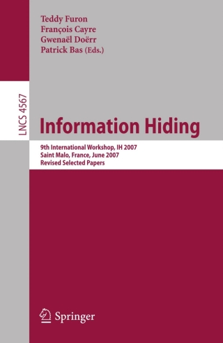 Imagen de portada: Information Hiding 1st edition 9783540773696