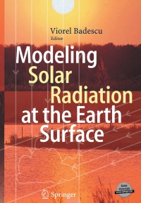 Cover image: Modeling Solar Radiation at the Earth's Surface 1st edition 9783540774549