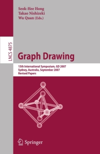Imagen de portada: Graph Drawing 1st edition 9783540775362