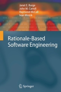 Cover image: Rationale-Based Software Engineering 9783540775829