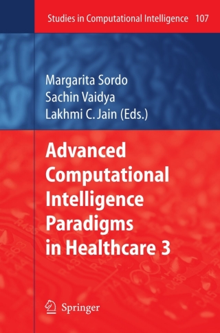 Imagen de portada: Advanced Computational Intelligence Paradigms in Healthcare - 3 1st edition 9783540776611