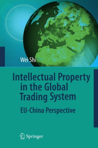Cover image: Intellectual Property in the Global Trading System 9783540777366
