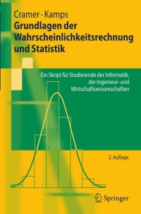 Titelbild: Grundlagen der Wahrscheinlichkeitsrechnung und Statistik 2nd edition 9783540777601