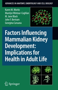 Cover image: Factors Influencing Mammalian Kidney Development: Implications for Health in Adult Life 9783540777670
