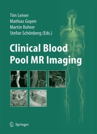 Cover image: Clinical Blood Pool MR Imaging 1st edition 9783540778615