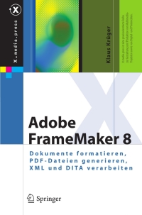 Cover image: Adobe FrameMaker 8 9783540779049