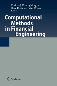 Imagen de portada: Computational Methods in Financial Engineering 9783540779575