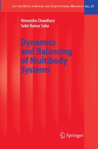 Cover image: Dynamics and Balancing of Multibody Systems 9783540781783