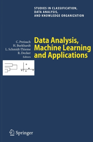 Cover image: Data Analysis, Machine Learning and Applications 1st edition 9783540782391