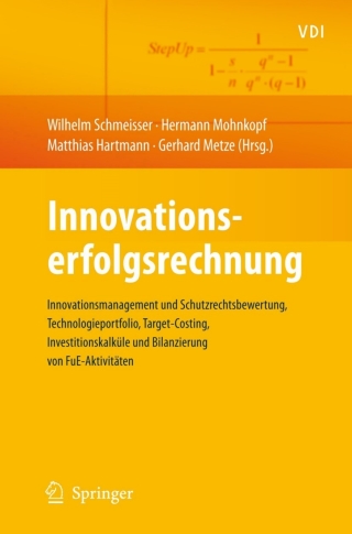 Imagen de portada: Innovationserfolgsrechnung 1st edition 9783540776154