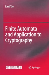 Imagen de portada: Finite Automata and Application to Cryptography 9783540782568