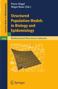 Cover image: Structured Population Models in Biology and Epidemiology 1st edition 9783540782728